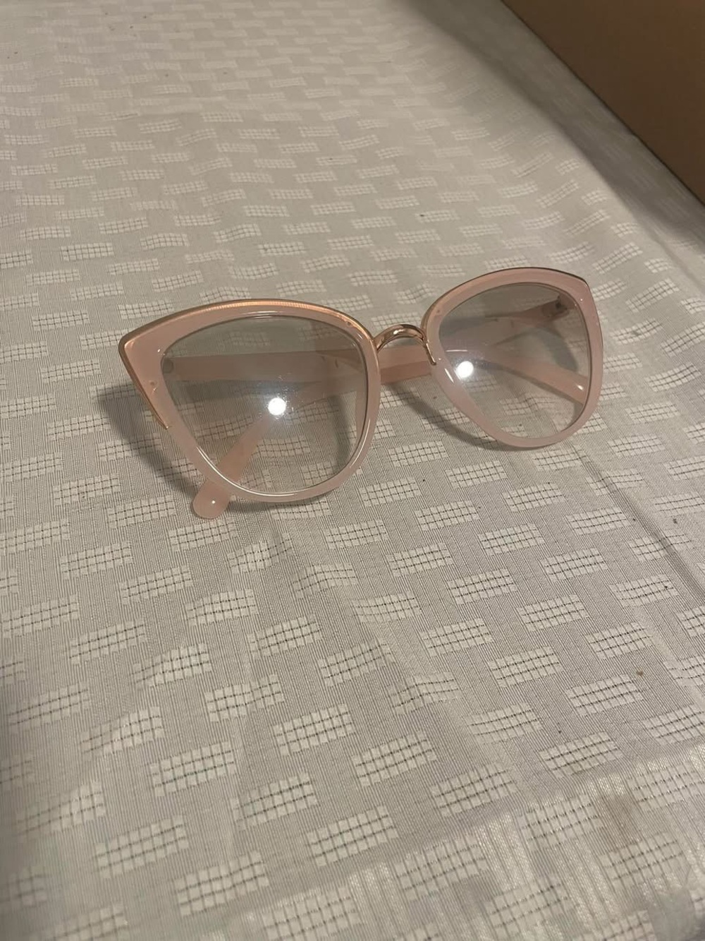 Stylish Pink Cat-Eye Glasses